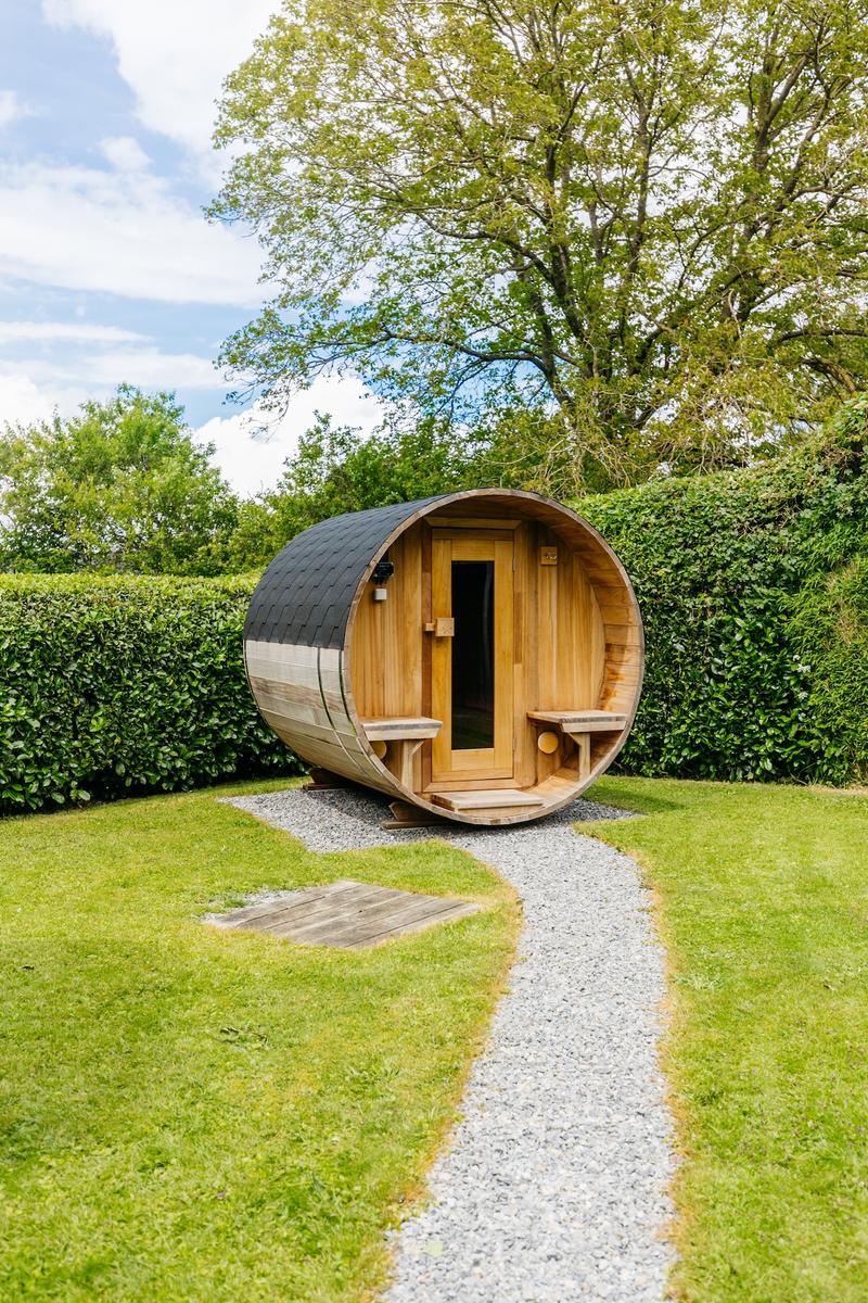 Vue panoramique sur les Ardennes depuis le jardin